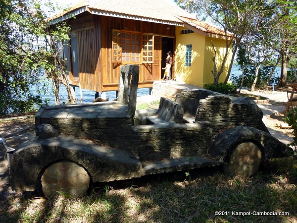 Les Manguiers Bungalows in Kampot, Cambodia.  Hotel.