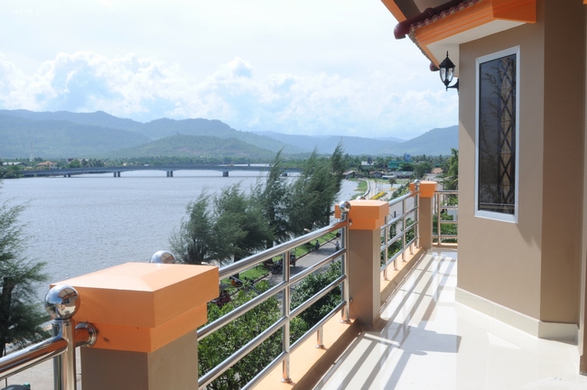 Kampot Riverside Hotel in Cambodia.