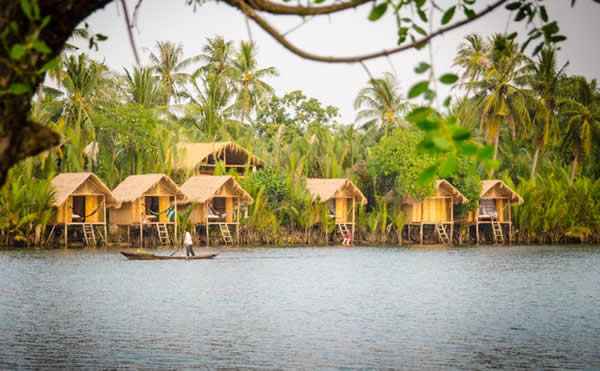 Eden Eco Village in Kampot, Cambodia.