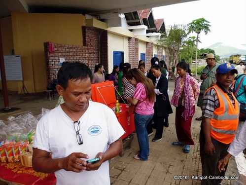 Kampot Train Station in Kampot, Cambodia.