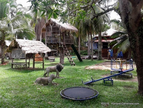 Les Manguiers Bungalows in Kampot, Cambodia.  Hotel.