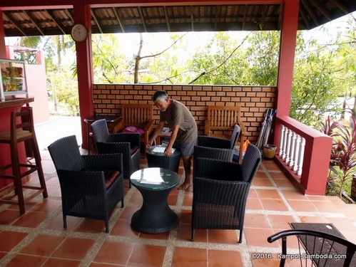 Phoum Rumduol Bungalows in Kampot, Cambodia.