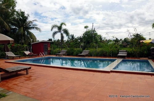 Phoum Rumduol Bungalows in Kampot, Cambodia.