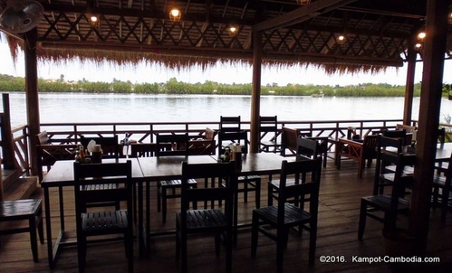 Salty River Resort in Kampot, Cambodia.