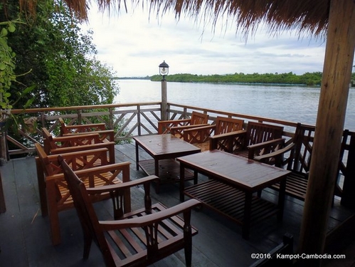 Salty River Resort in Kampot, Cambodia.