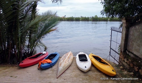 Kampot, Cambodia - Southern Cambodian Town.  Tourist Travel Guide.