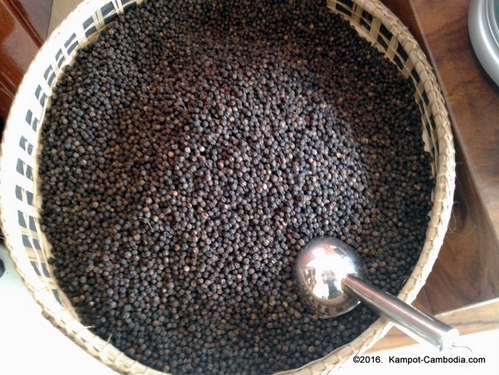 Kampot Pepper Shop in Kampot, Cambodia.