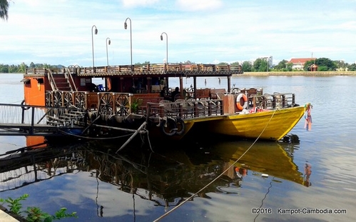 Kampot, Cambodia - Southern Cambodian Town.  Tourist Travel Guide.