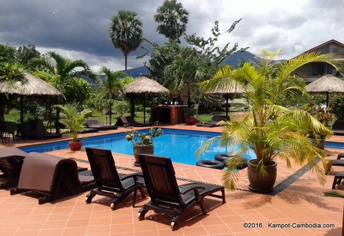 Villa Vedici in Kampot, Cambodia.  Riverside Hotel & Bungalows.