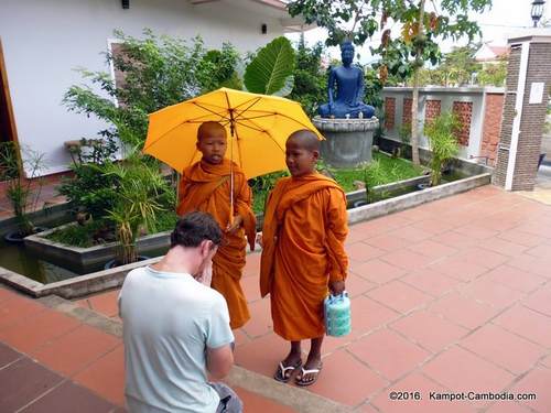 Blue Buddha Hotel in Kampot, Cambodia.