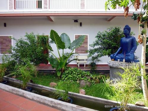 Blue Buddha Hotel in Kampot, Cambodia.