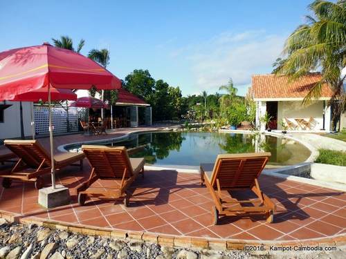 Pink Sands Indian Restaurant in Kampot, Cambodia.