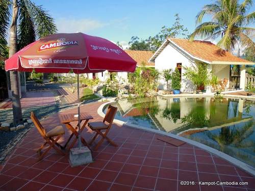 Pink Sands Indian Restaurant in Kampot, Cambodia.