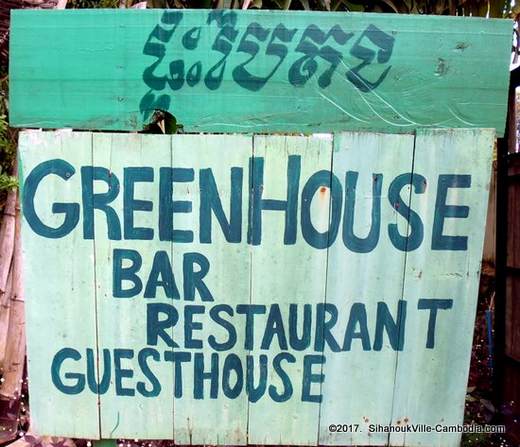 Greenhouse Guesthouse in Kampot, Cambodia.