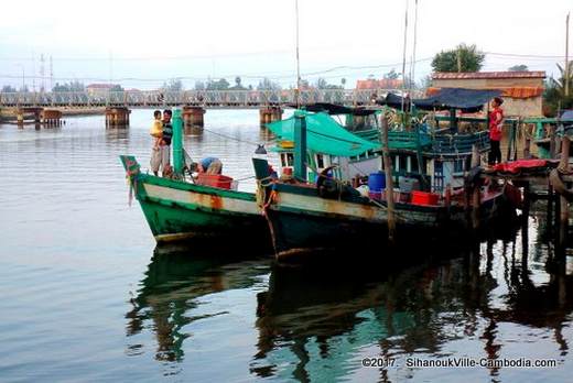 Kampot, Cambodia's Wat. Buddhist Temple.