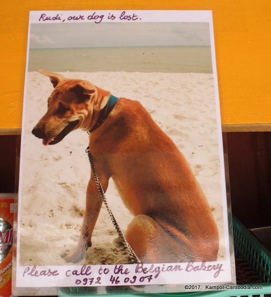 Belgian Bakery in Kampot, Cambodia.