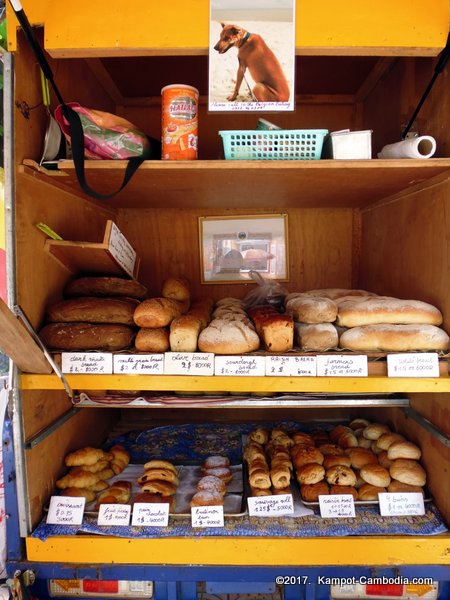 Belgian Bakery in Kampot, Cambodia.