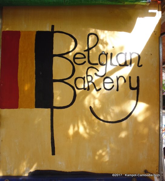 Belgian Bakery in Kampot, Cambodia.