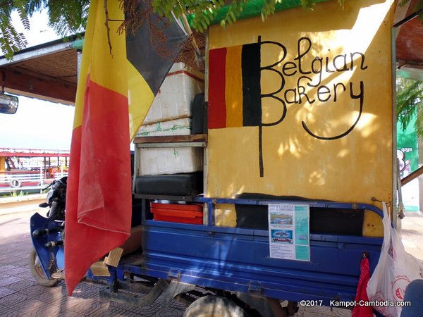 Belgian Bakery in Kampot, Cambodia.