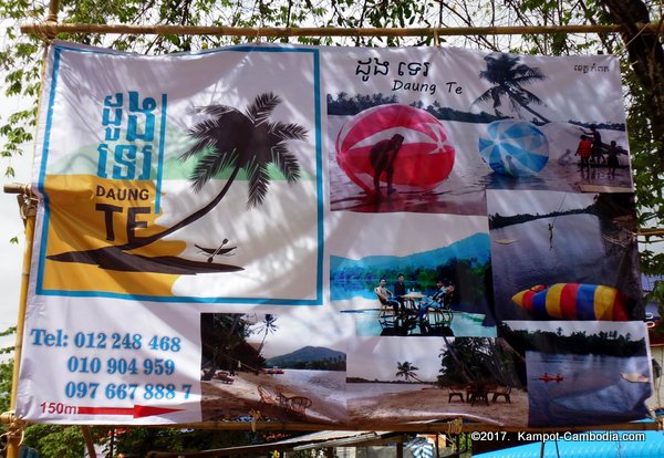 Duang Te Water Park in Kampot, Cambodia.