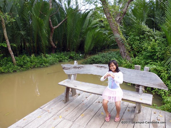 Sambo Preychark Natural Park in Kampot, Cambodia.