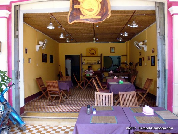 The Loving Spoon Thai Restaurant in Kampot, Cambodia.