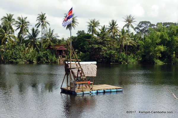 Arcadia Backpackers in Kampot, Cambodia.  Hotel.