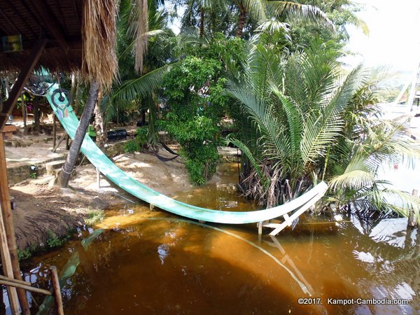 Arcadia Backpackers in Kampot, Cambodia.  Hotel.