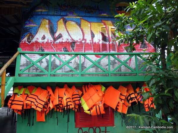 Arcadia Backpackers in Kampot, Cambodia.  Hotel.