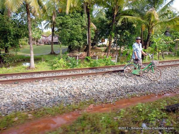 Train service from Kampot to SihanoukVille and Phnom Penh, Cambodia.