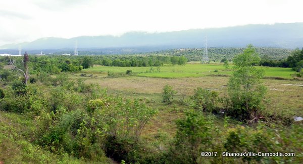 Train service from Kampot to SihanoukVille and Phnom Penh, Cambodia.