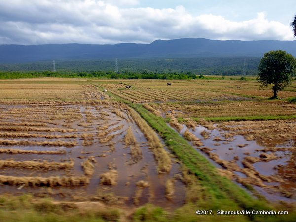 Train service from Kampot to SihanoukVille and Phnom Penh, Cambodia.