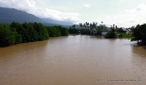 Train service from Kampot to SihanoukVille and Phnom Penh, Cambodia.