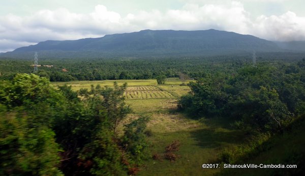 Train service from Kampot to SihanoukVille and Phnom Penh, Cambodia.