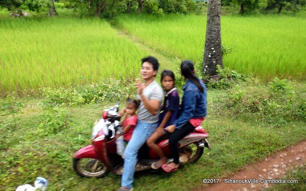 Train service from Kampot to SihanoukVille and Phnom Penh, Cambodia.