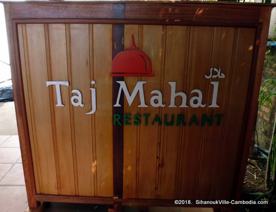 Taj Mahal Indian Restaurant and Guesthouse in Kampot, Cambodia.