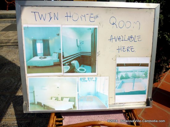 Twin Home Guesthouse in Kampot, Cambodia.
