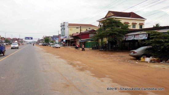 Train service from Kampot to SihanoukVille and Phnom Penh, Cambodia.