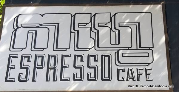 Espresso Cafe and Rumble Fish Coffee in Kampot, Cambodia.