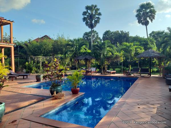Villa Vedici in Kampot, Cambodia.  Riverside Hotel & Bungalows.
