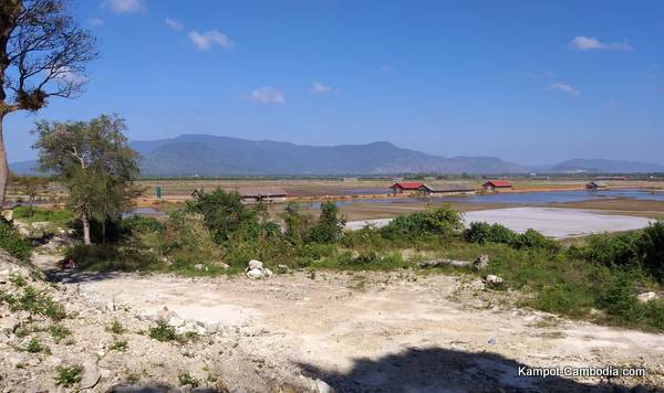 The Salt Fields of Kampot, Cambodia.