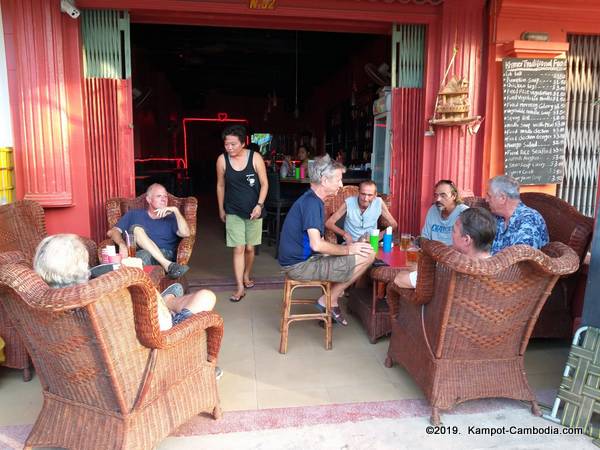 Sweet Heart Bar in Kampot, Cambodia.