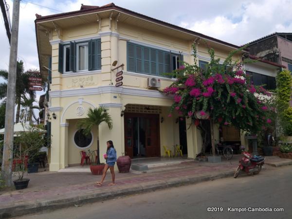 La Java Bleue Guesthouse in Kampot, Cambodia.