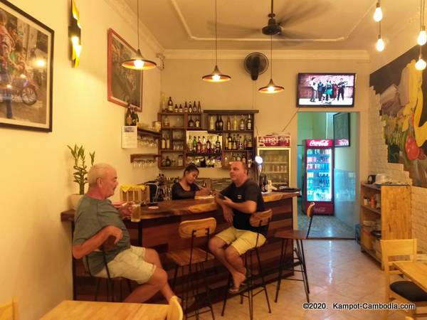 Max Bar and Restaurant in Kampot, Cambodia.