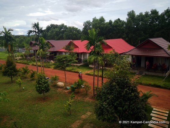 Durian Flower Bungalows in Kampot, Cambodia.