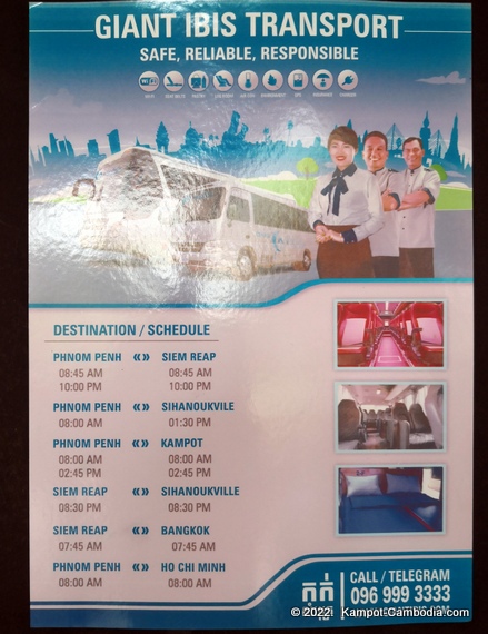 kampot bus schedule 2022