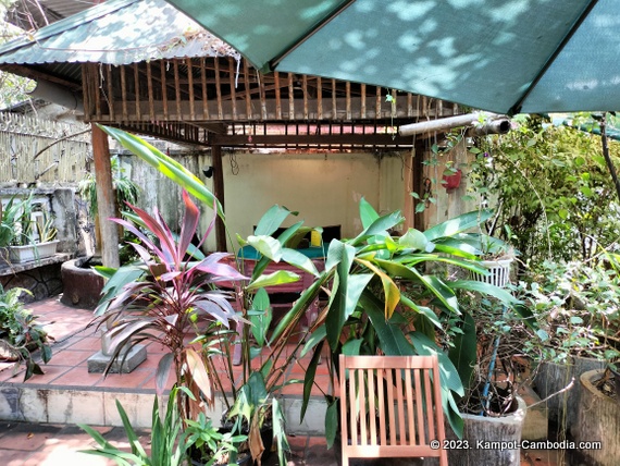 Cafe Malay German Restaurant in Kampot, Cambodia.