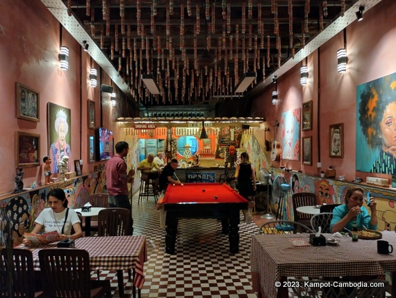 Jenny's Thai Kitchen at Candy Pepper in Kampot, Cambodia.