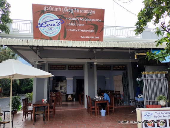 Lea's Thai Food in Kampot, Cambodia.