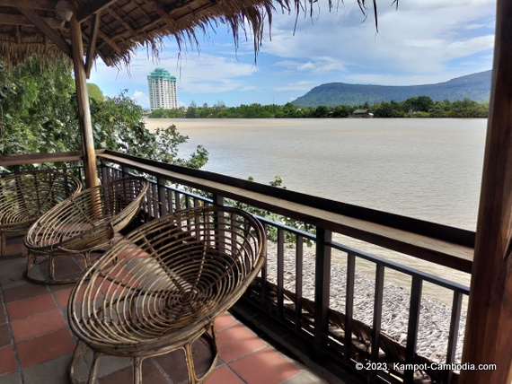 Les Manguiers Bungalows in Kampot, Cambodia.  Hotel.